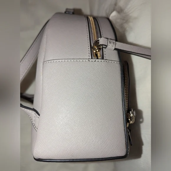 Kate Spade Star Bright Owl Tomi Grey Leather Backpack LNC - Picture 5 of 9